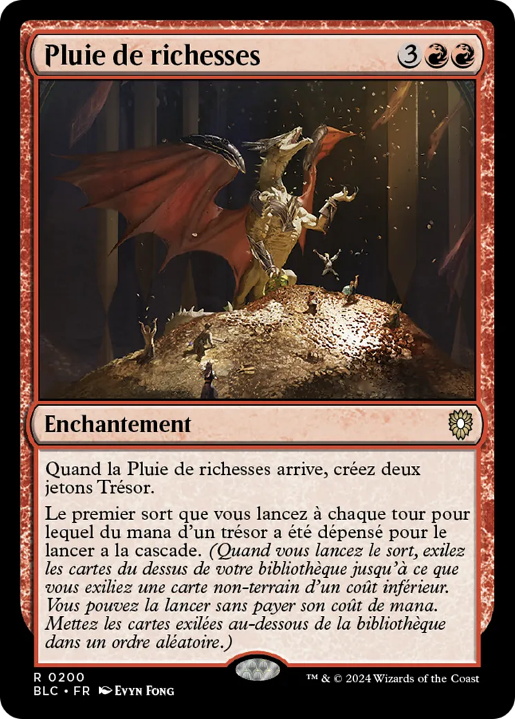 Pluie de richesses — Bloomburrow Commander — Magic: The Gathering
