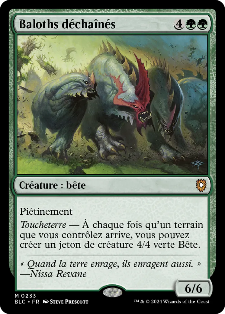 Baloths déchaînés — Bloomburrow Commander — Magic: The Gathering