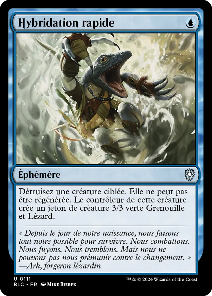 Hybridation rapide — Bloomburrow Commander — Magic: The Gathering