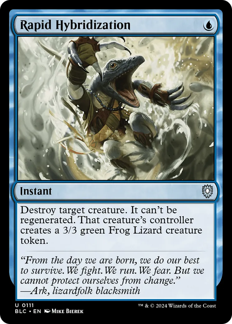 Rapid Hybridization — Bloomburrow Commander — Magic: The Gathering