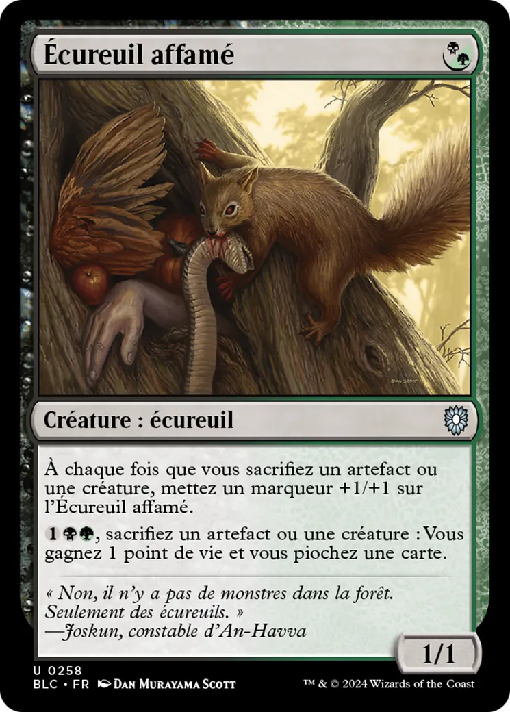 Écureuil affamé from Bloomburrow Commander - Magic: The Gathering