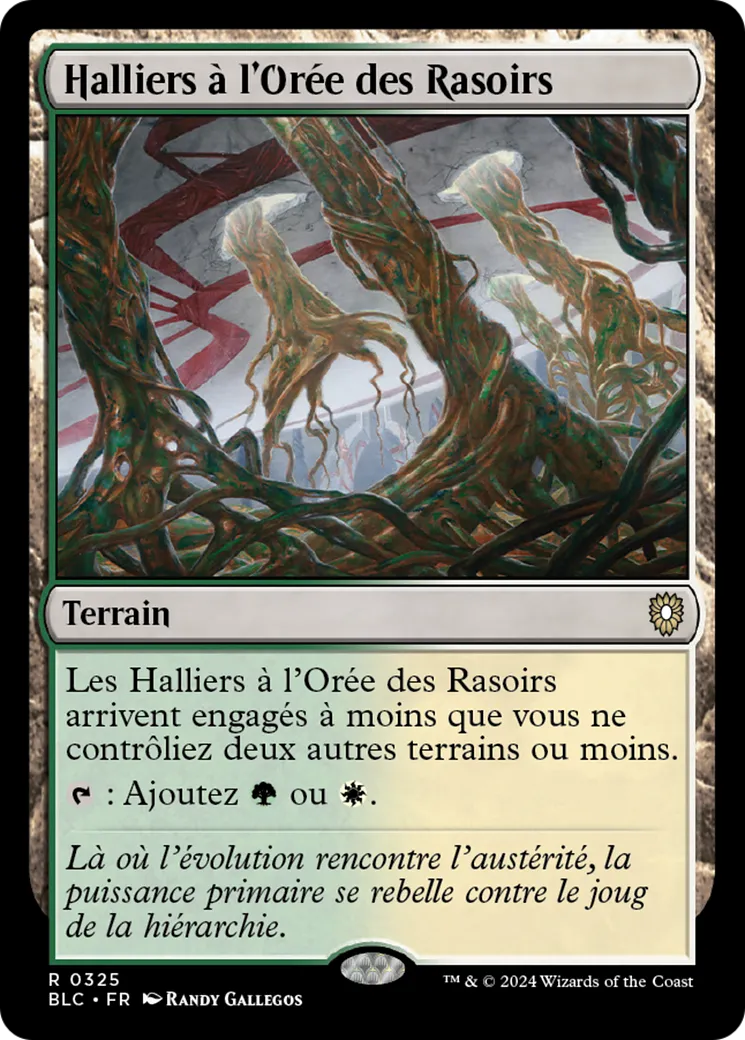 Halliers à l'Orée des Rasoirs — Bloomburrow Commander — Magic: The Gathering