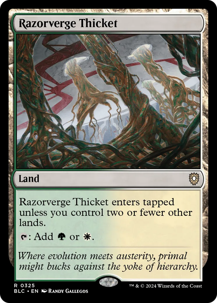 Halliers à l'Orée des Rasoirs — Bloomburrow Commander — Magic: The Gathering