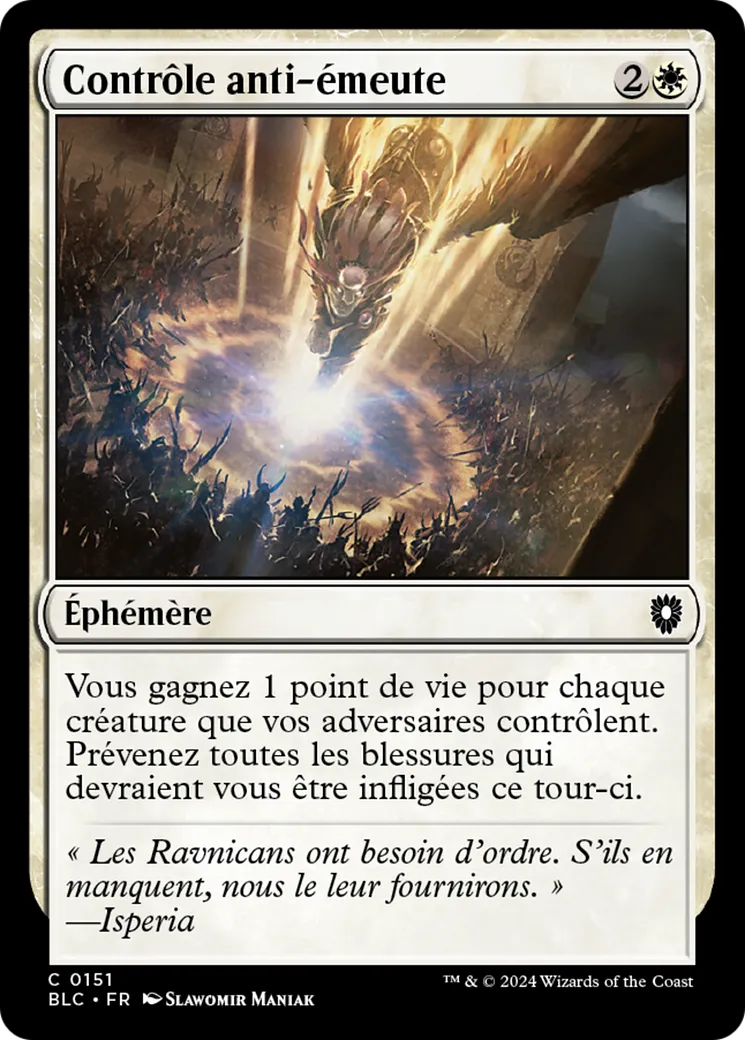 Contrôle anti-émeute — Bloomburrow Commander — Magic: The Gathering