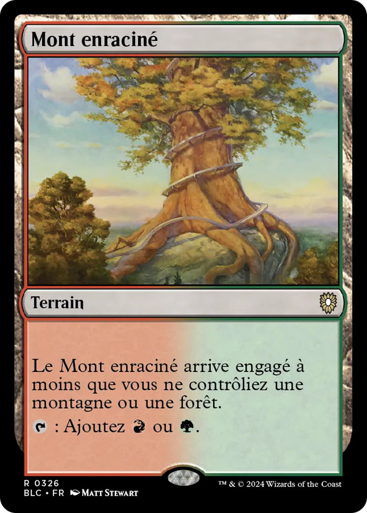Mont enraciné — Bloomburrow Commander — Magic: The Gathering