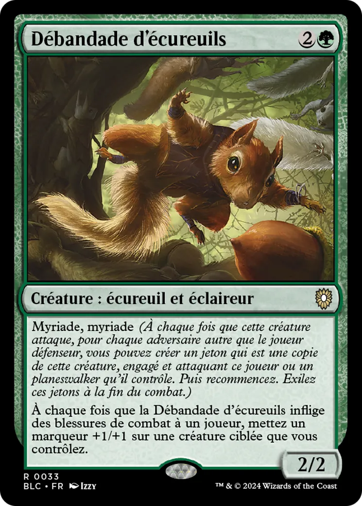 Débandade d'écureuils — Bloomburrow Commander — Magic: The Gathering