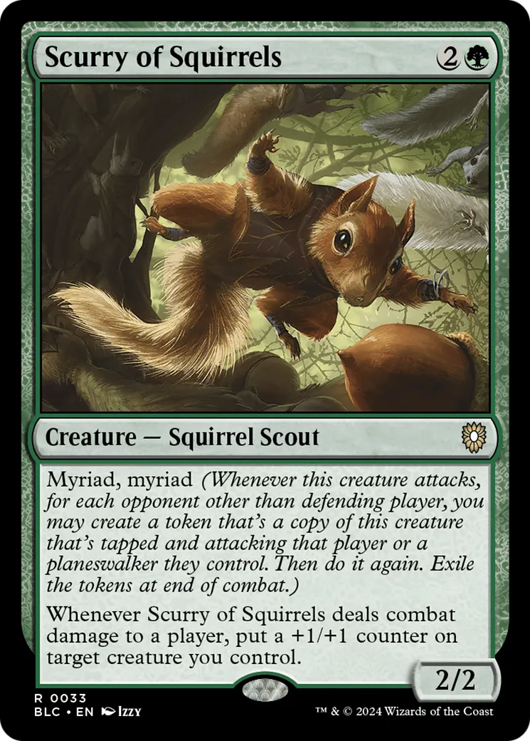 Scurry of Squirrels — Bloomburrow Commander — Magic: The Gathering