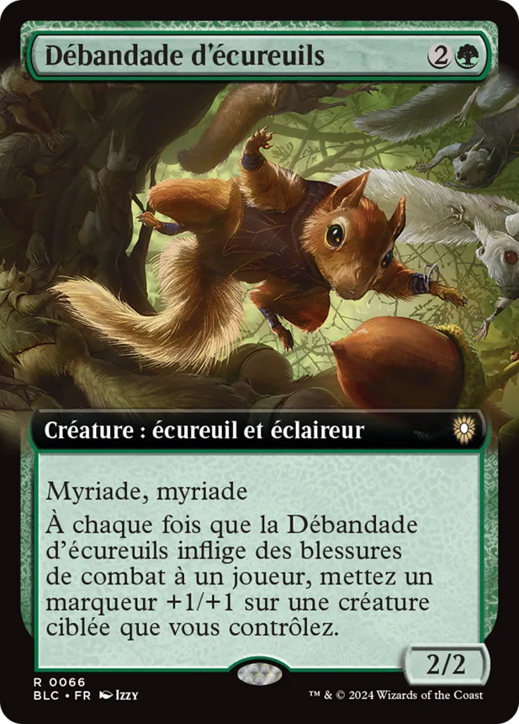 Débandade d'écureuils — Bloomburrow Commander — Magic: The Gathering