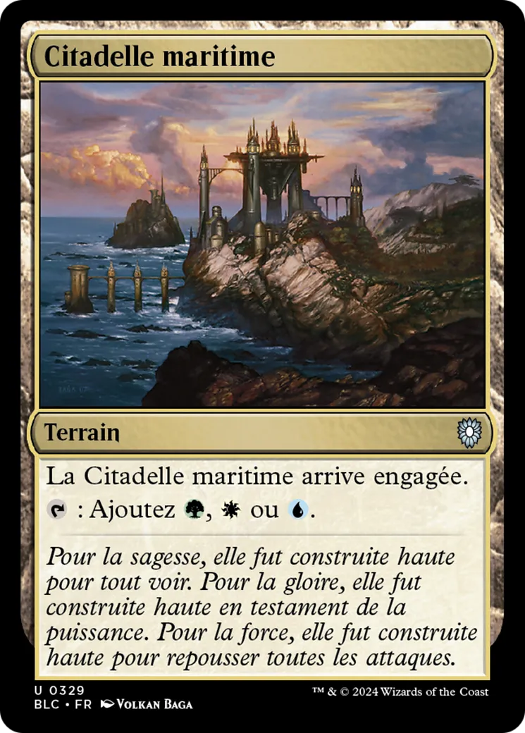 Citadelle maritime from Bloomburrow Commander - Magic: The Gathering
