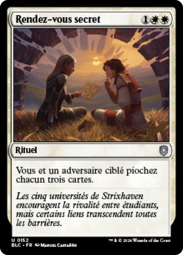 Rendez-vous secret — Bloomburrow Commander — Magic: The Gathering