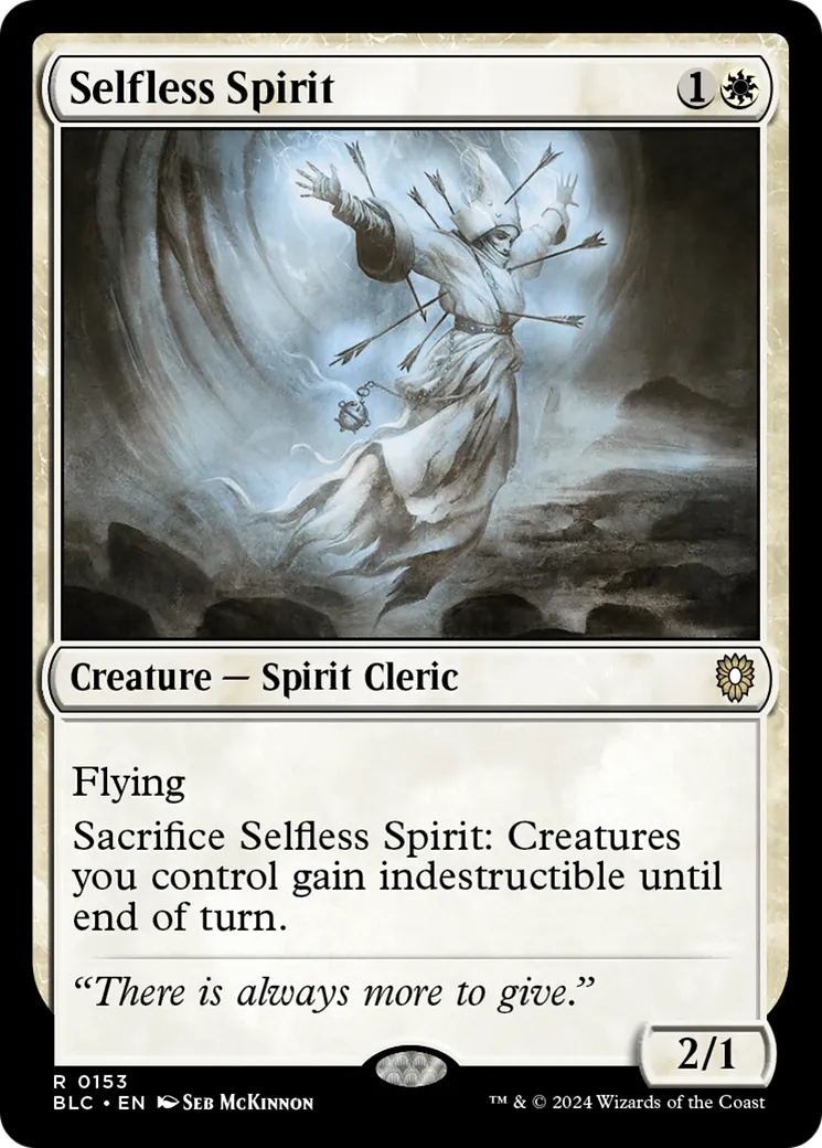 Selfless Spirit — Bloomburrow Commander — Magic: The Gathering