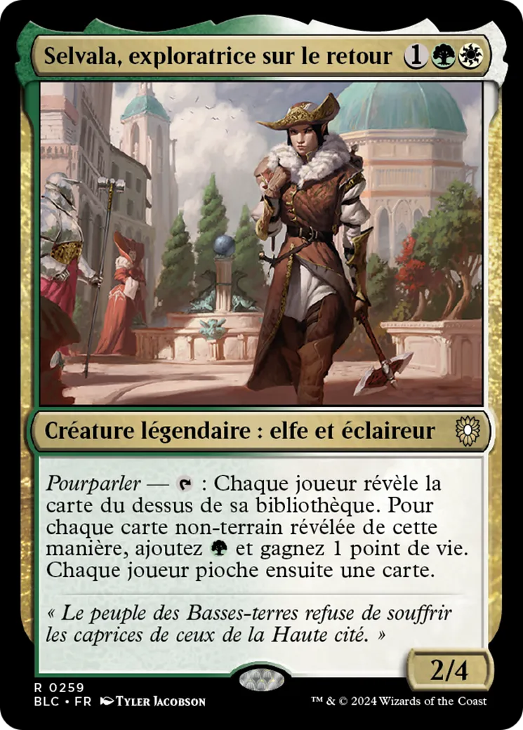 Selvala, exploratrice sur le retour — Bloomburrow Commander — Magic: The Gathering