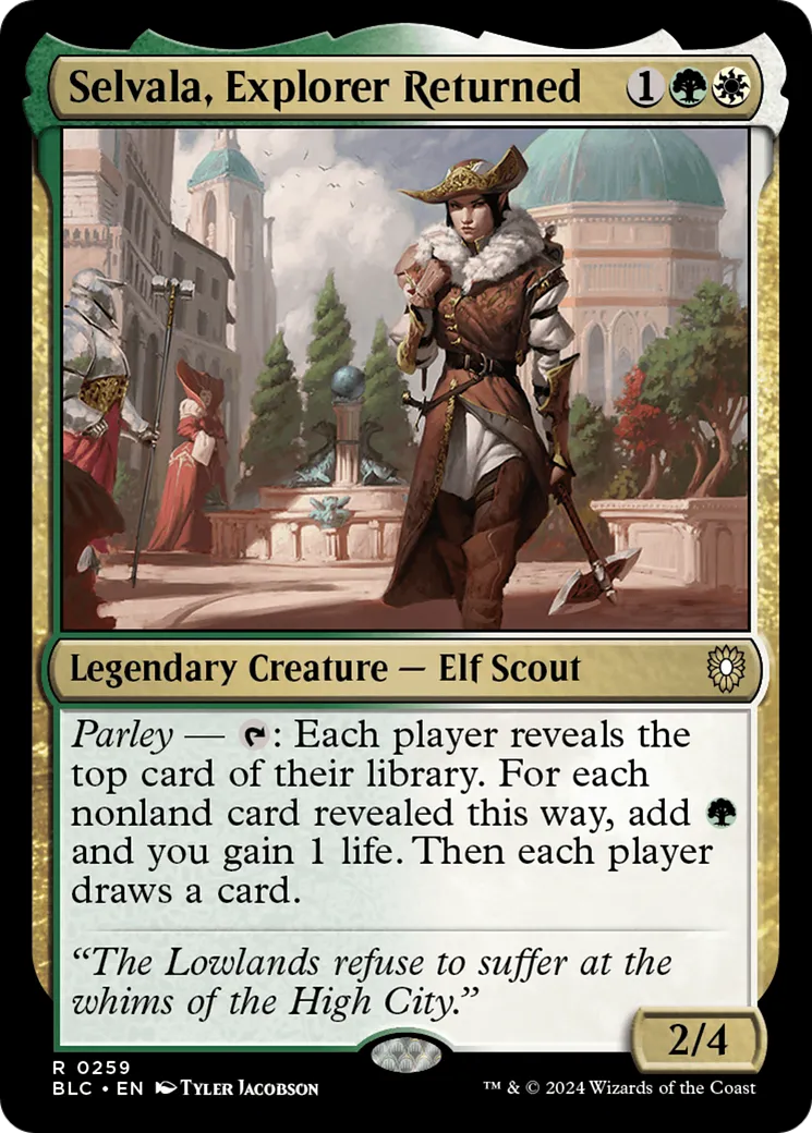 Selvala, Explorer Returned — Bloomburrow Commander — Magic: The Gathering