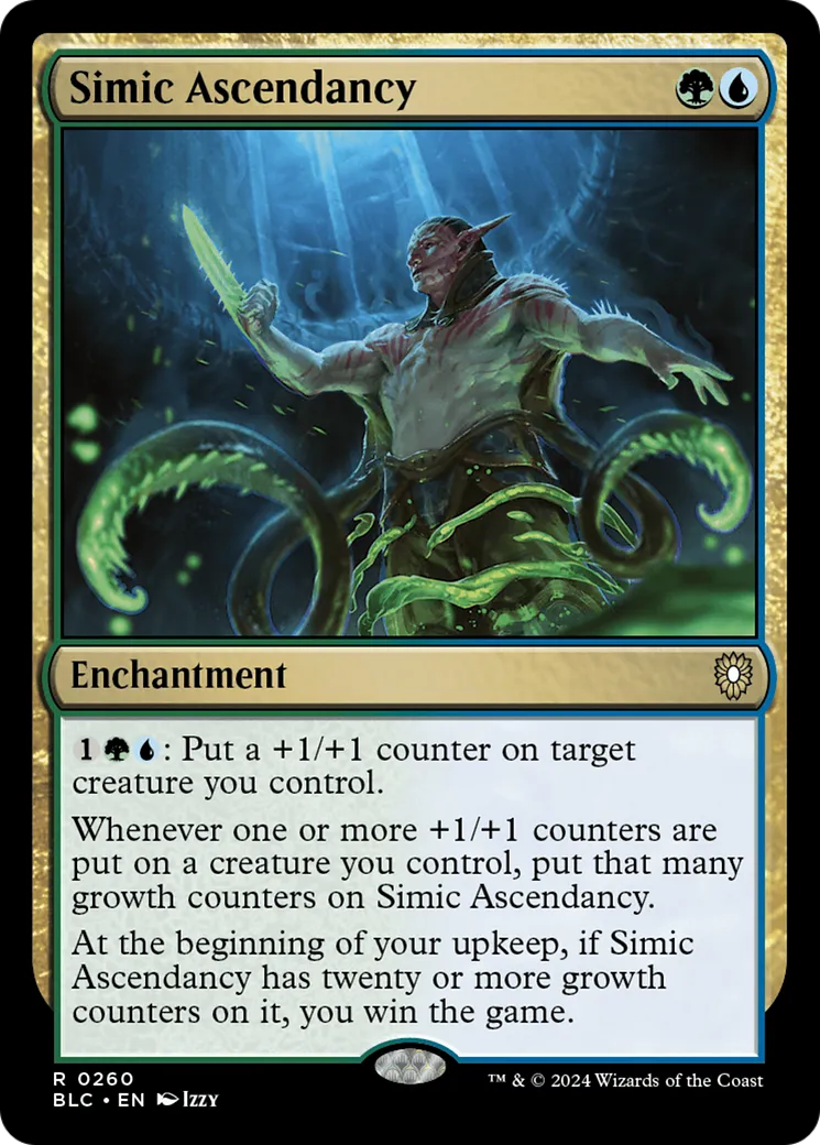 Simic Ascendancy from Bloomburrow Commander - Magic: The Gathering