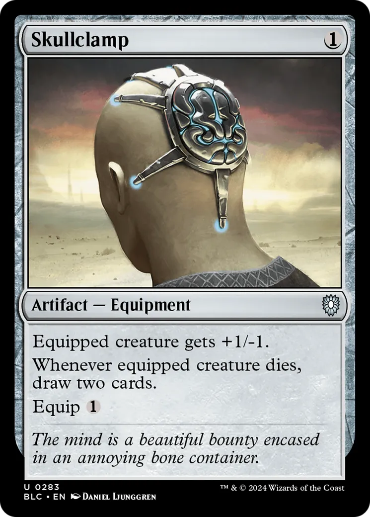 Skullclamp — Bloomburrow Commander — Magic: The Gathering