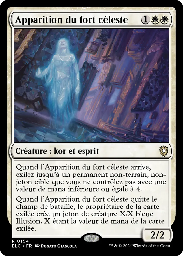 Apparition du fort céleste — Bloomburrow Commander — Magic: The Gathering