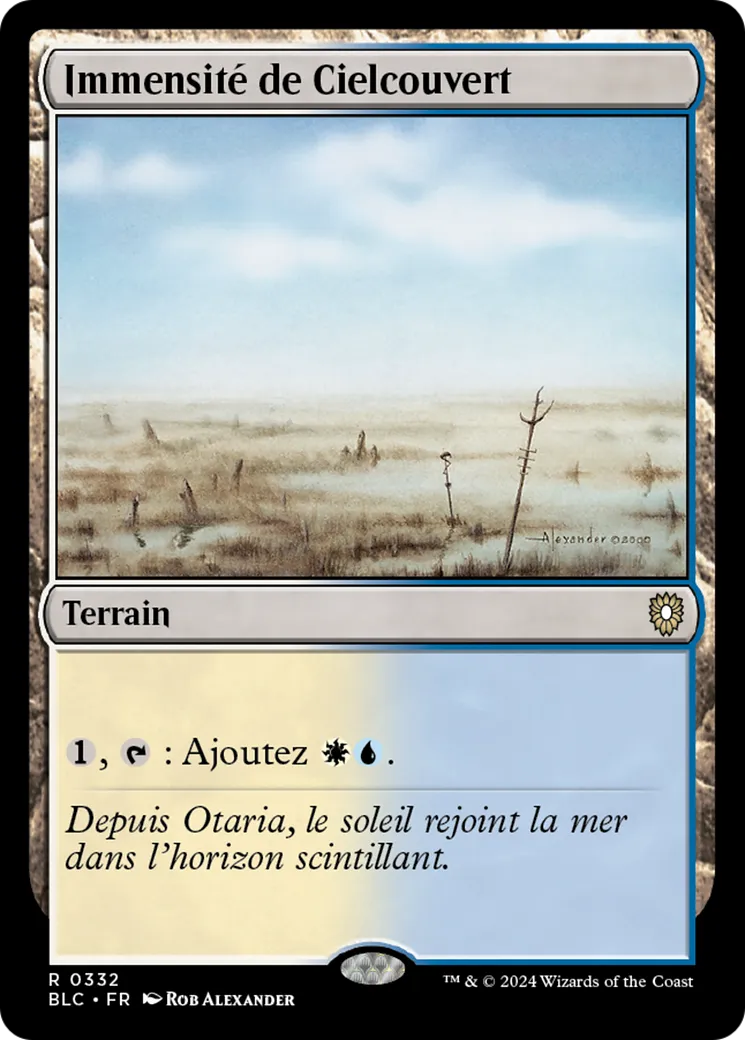 Immensité de Cielcouvert — Bloomburrow Commander — Magic: The Gathering