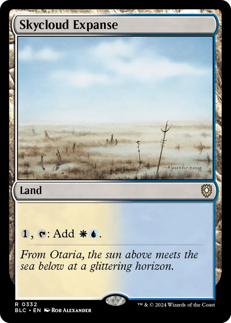 Skycloud Expanse — Bloomburrow Commander — Magic: The Gathering