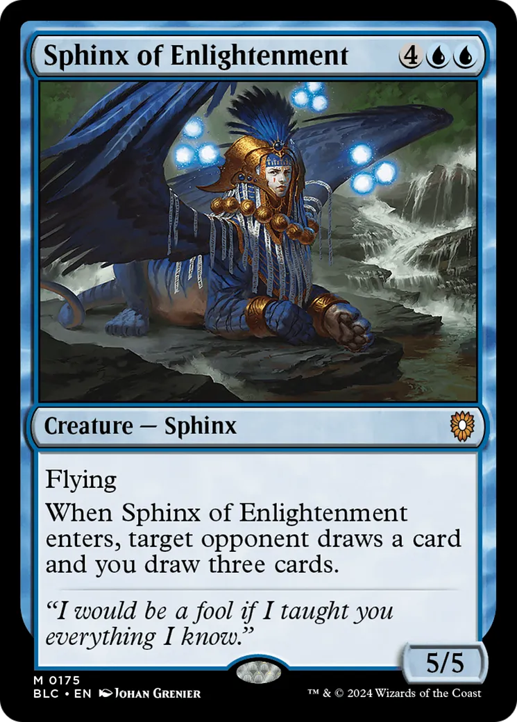 Sphinx de l'illumination — Bloomburrow Commander — Magic: The Gathering
