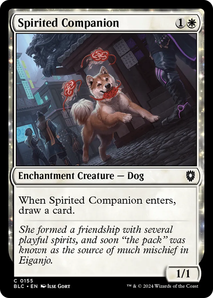 Spirited Companion — Bloomburrow Commander — Magic: The Gathering