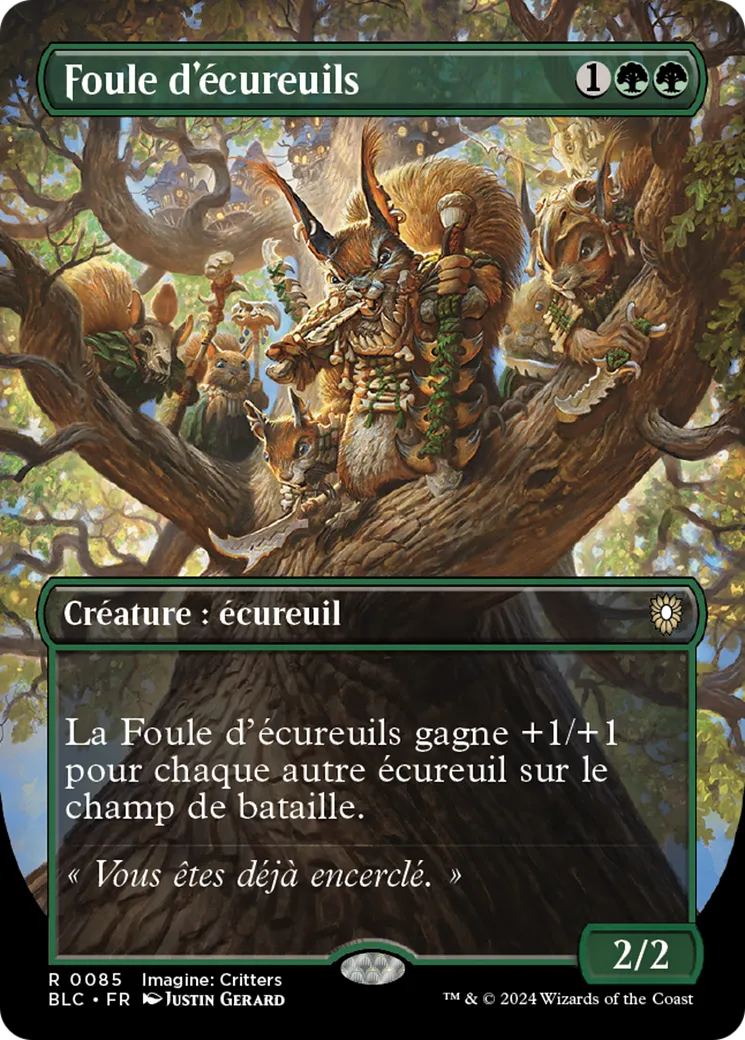 Foule d'écureuils — Bloomburrow Commander — Magic: The Gathering