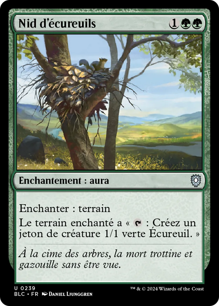 Nid d'écureuils — Bloomburrow Commander — Magic: The Gathering