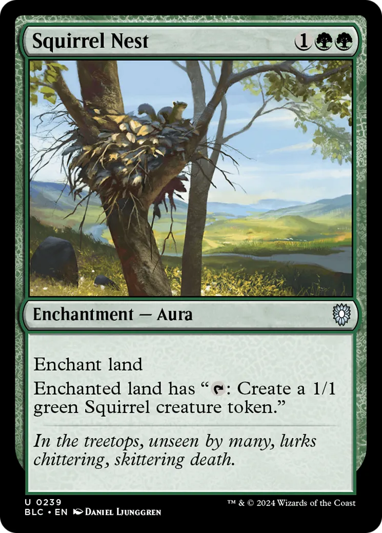 Nid d'écureuils — Bloomburrow Commander — Magic: The Gathering