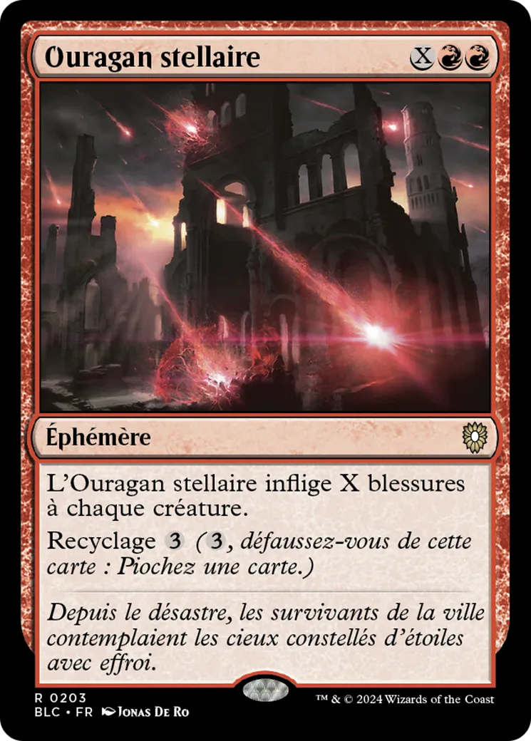 Ouragan stellaire — Bloomburrow Commander — Magic: The Gathering