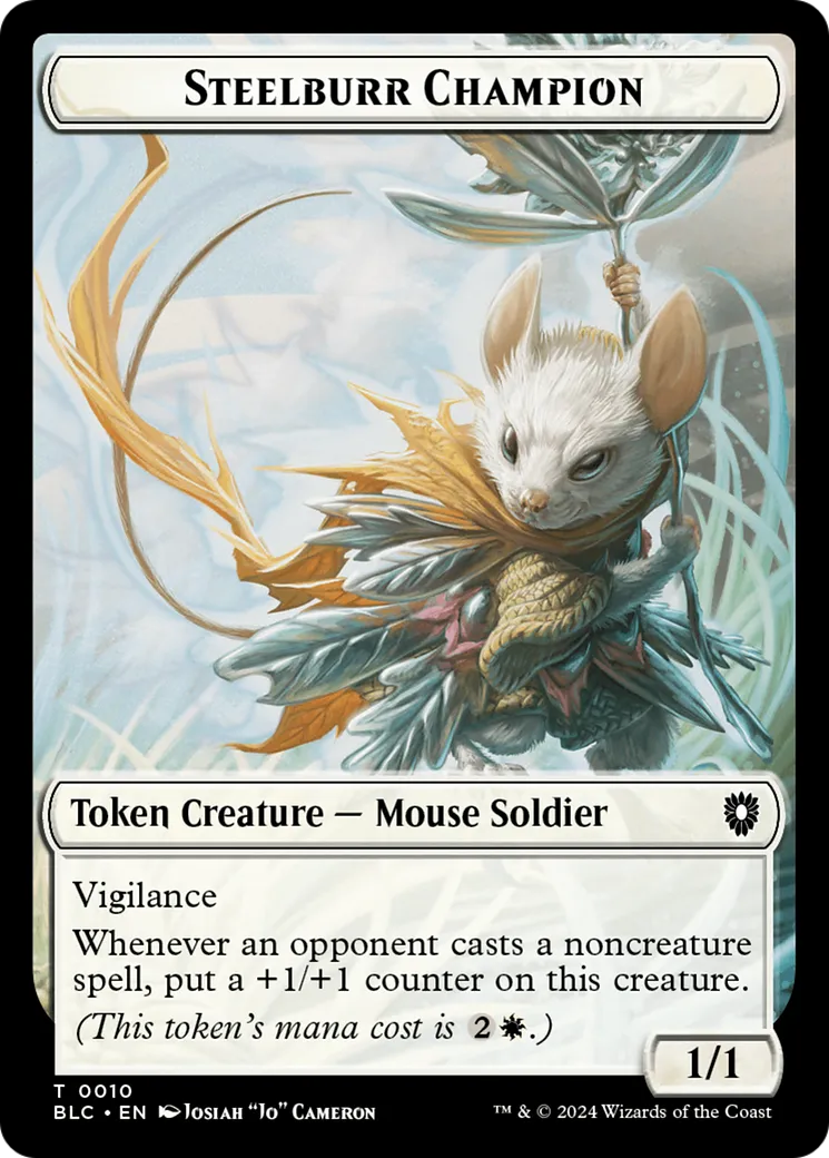 Steelburr Champion — Bloomburrow Commander — Magic: The Gathering