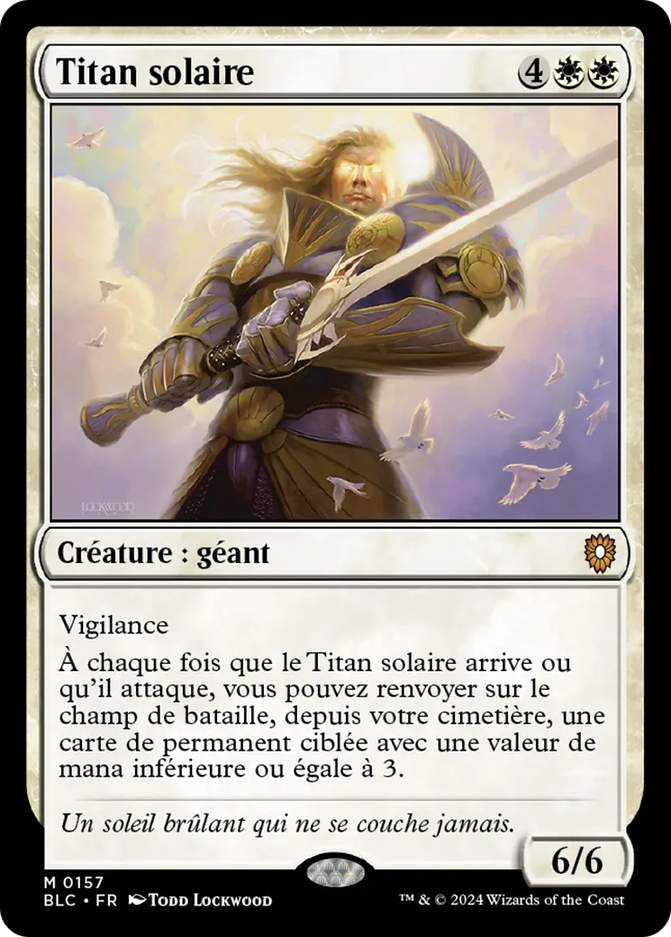 Titan solaire from Bloomburrow Commander - Magic: The Gathering