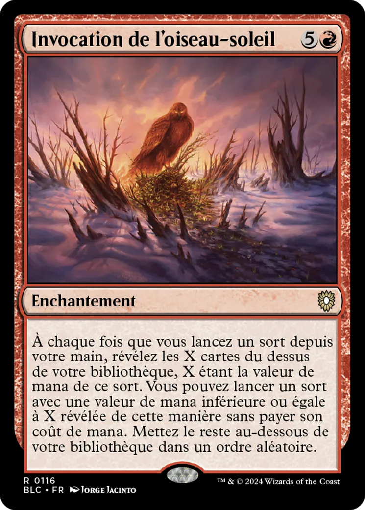 Invocation de l'oiseau-soleil from Bloomburrow Commander - Magic: The Gathering