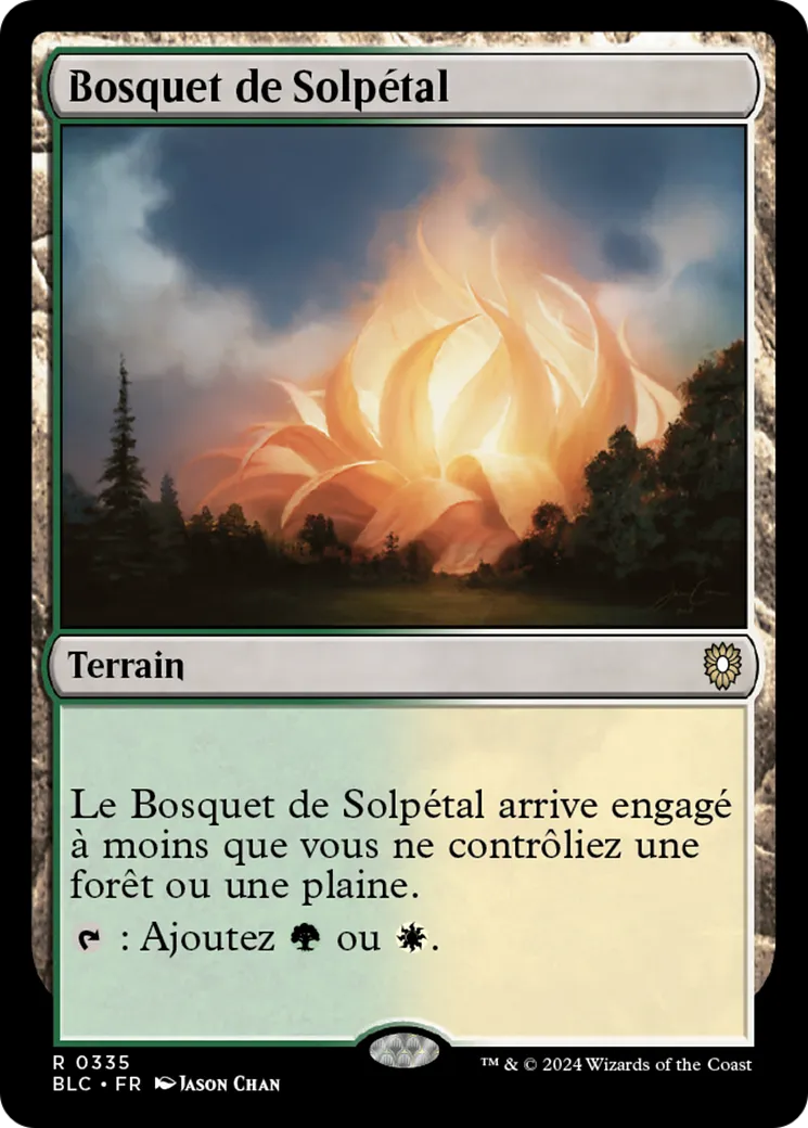 Bosquet de Solpétal from Bloomburrow Commander - Magic: The Gathering