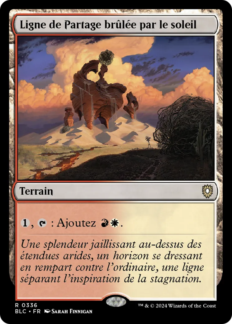 Ligne de Partage brûlée par le soleil — Bloomburrow Commander — Magic: The Gathering