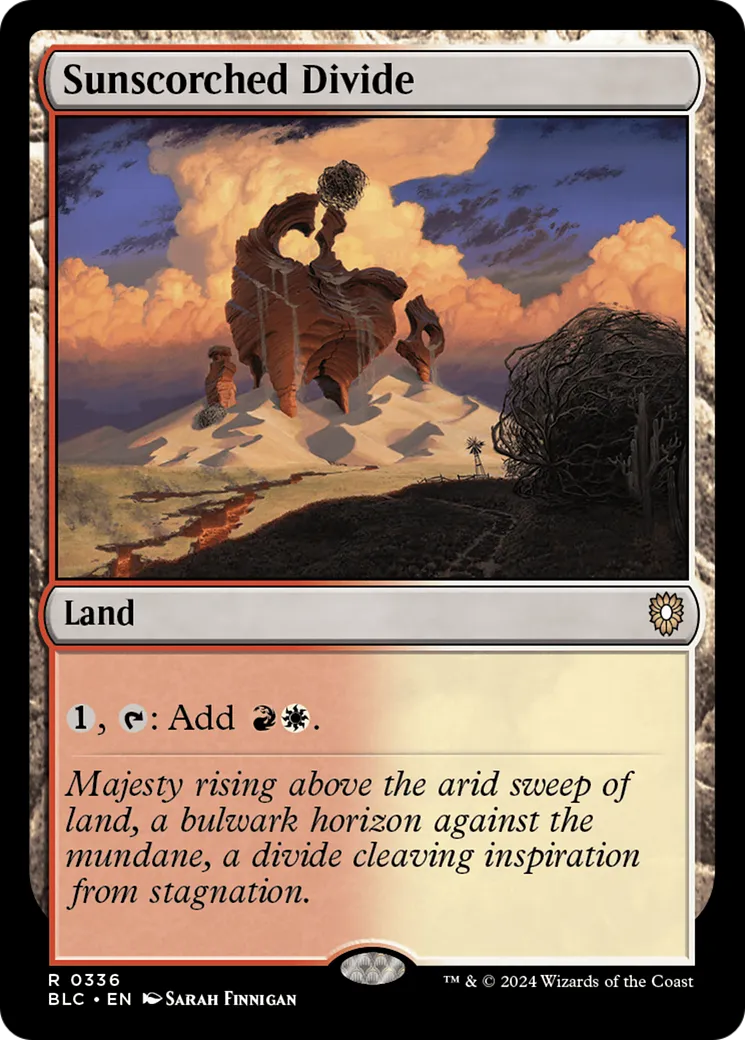 Sunscorched Divide — Bloomburrow Commander — Magic: The Gathering