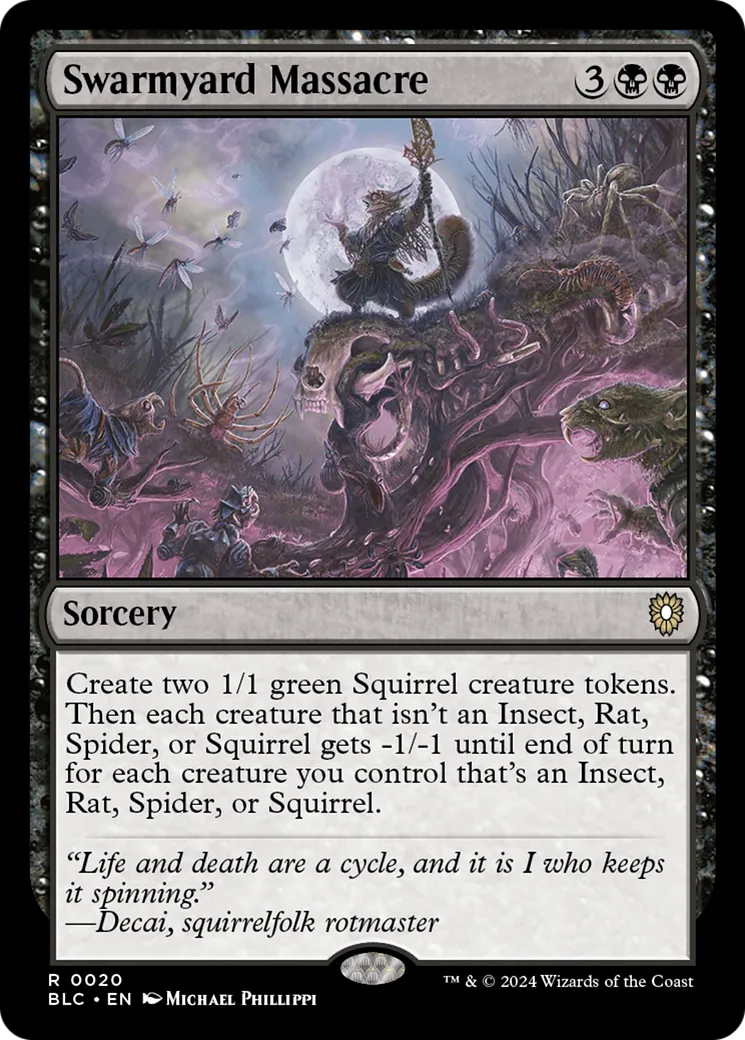 Swarmyard Massacre — Bloomburrow Commander — Magic: The Gathering