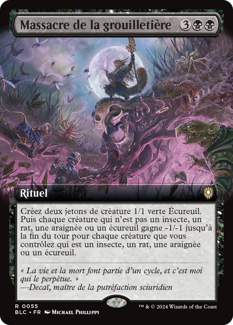 Massacre de la grouilletière — Bloomburrow Commander — Magic: The Gathering