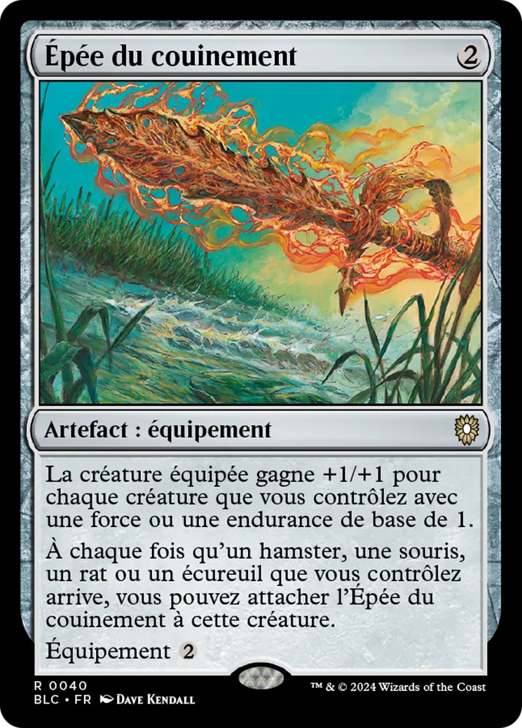 Épée du couinement — Bloomburrow Commander — Magic: The Gathering