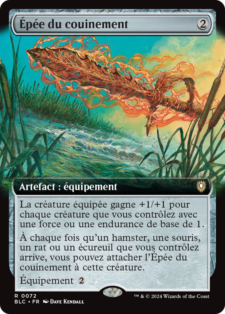 Épée du couinement — Bloomburrow Commander — Magic: The Gathering