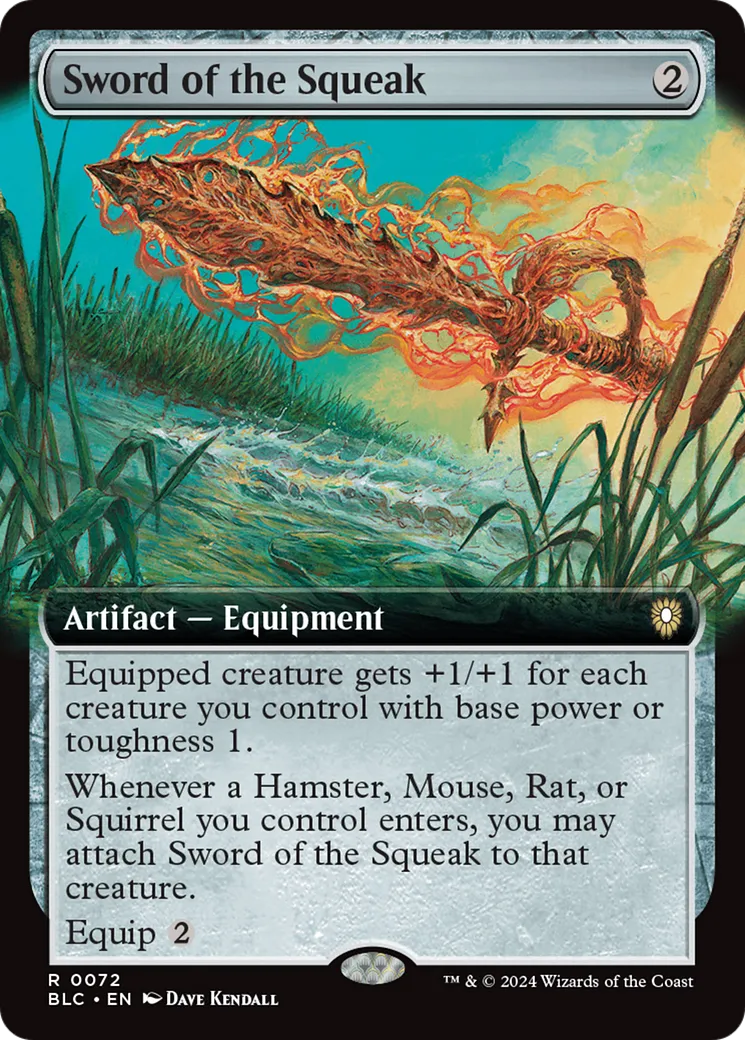 Sword of the Squeak — Bloomburrow Commander — Magic: The Gathering