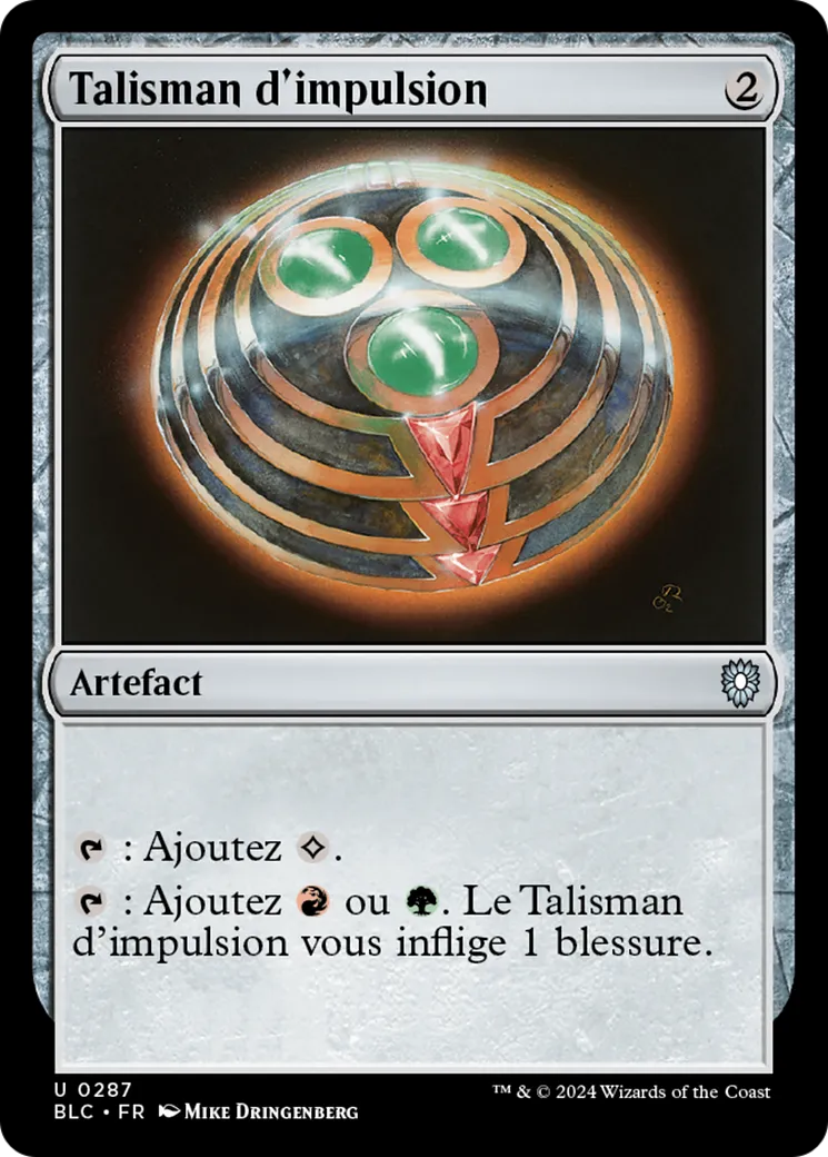 Talisman d'impulsion — Bloomburrow Commander — Magic: The Gathering