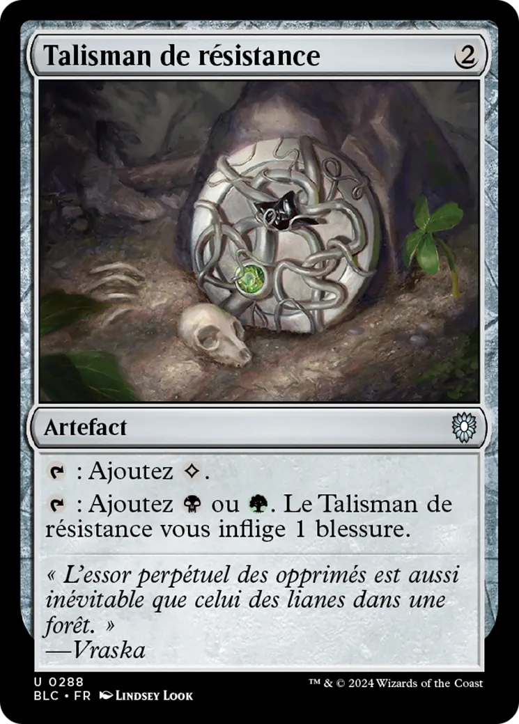 Talisman de résistance — Bloomburrow Commander — Magic: The Gathering