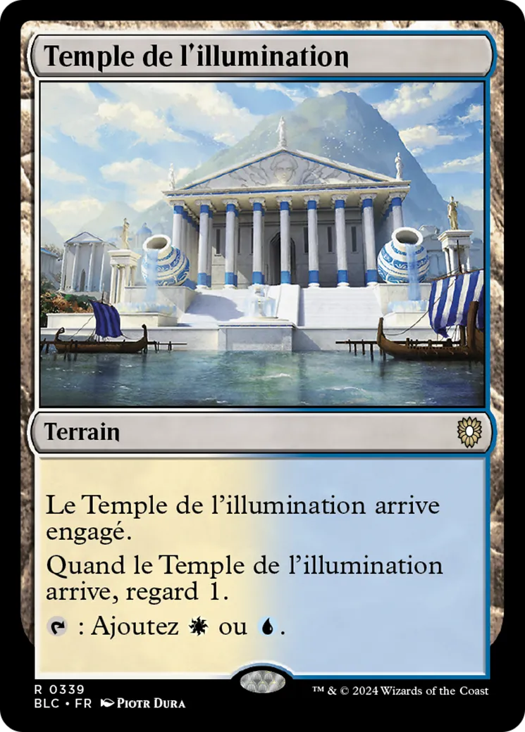 Temple de l'illumination — Bloomburrow Commander — Magic: The Gathering