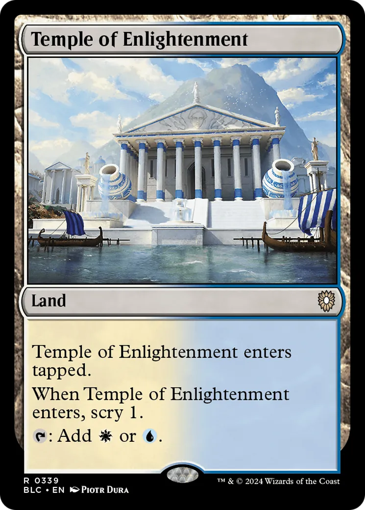 Temple de l'illumination — Bloomburrow Commander — Magic: The Gathering