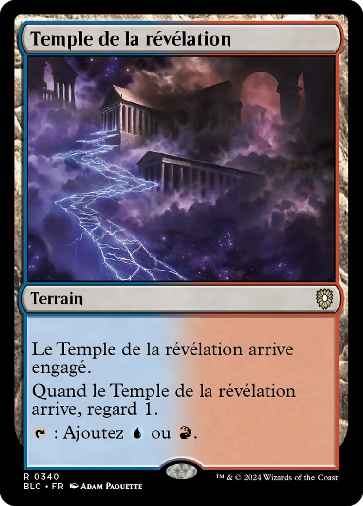 Temple de la révélation from Bloomburrow Commander - Magic: The Gathering