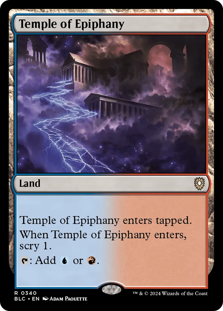 Temple de la révélation — Bloomburrow Commander — Magic: The Gathering