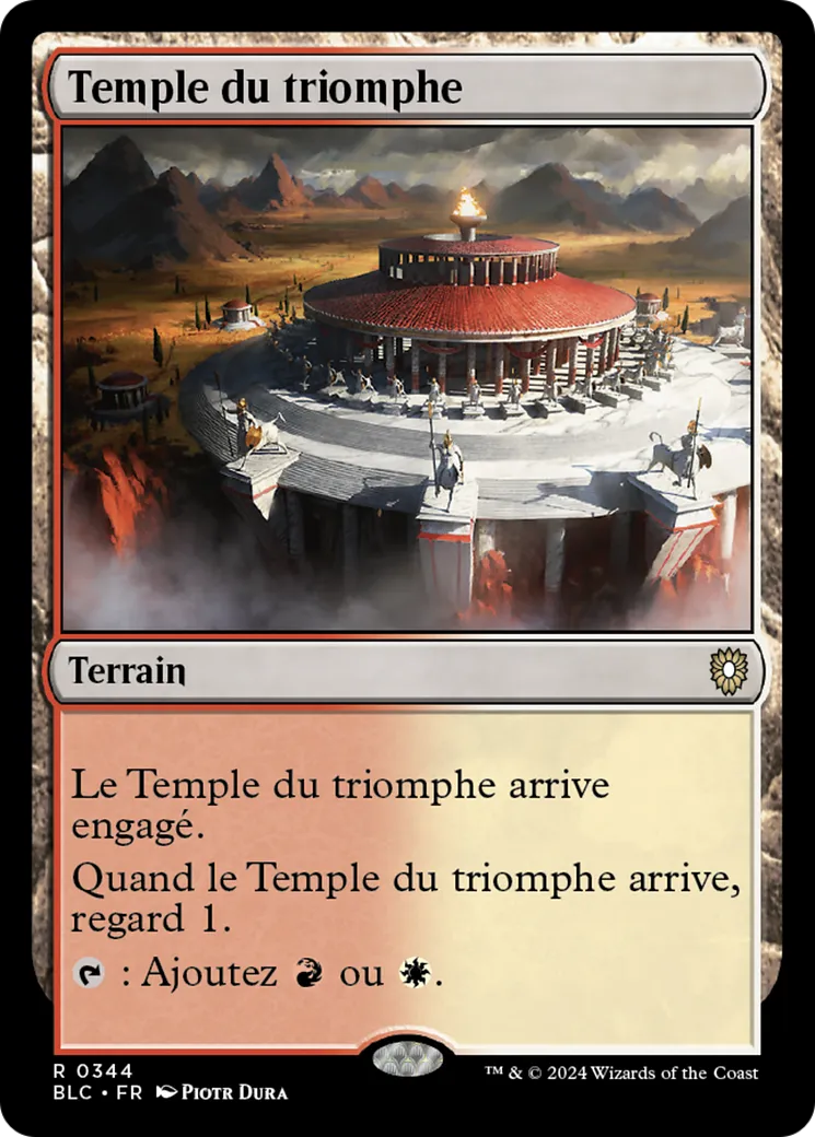 Temple du triomphe — Bloomburrow Commander — Magic: The Gathering