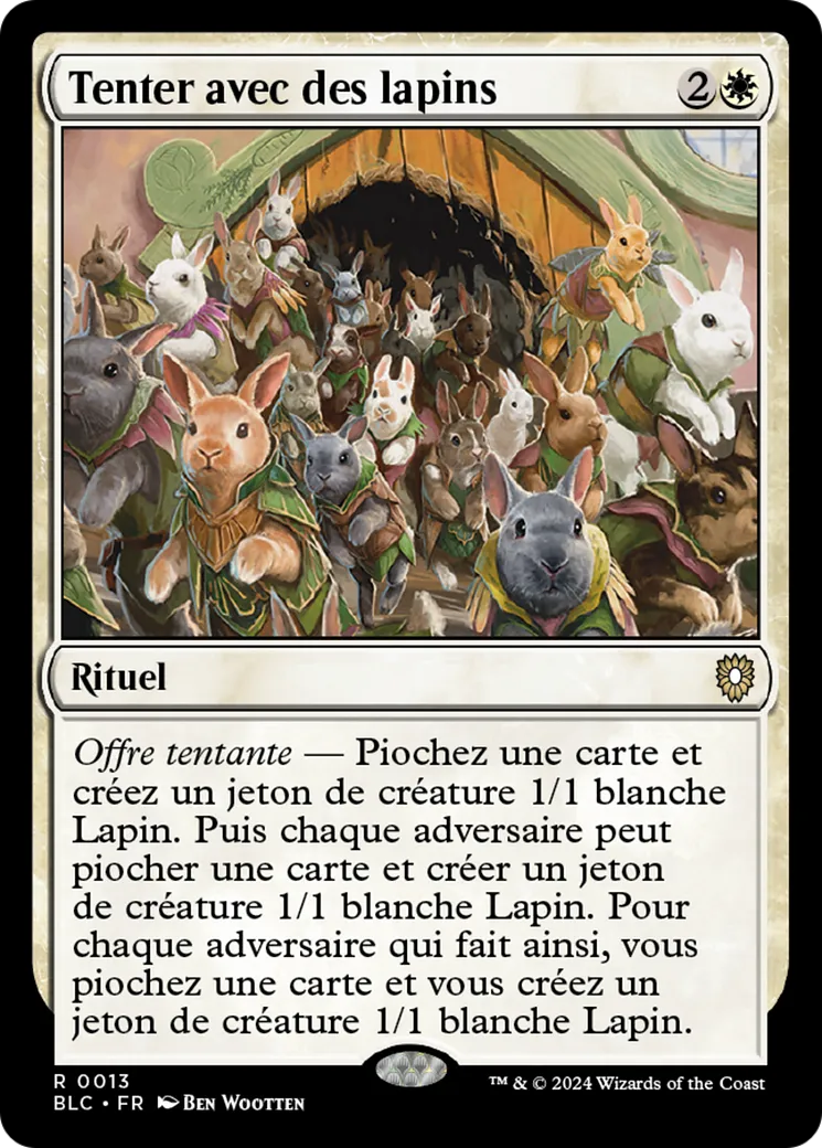 Tenter avec des lapins — Bloomburrow Commander — Magic: The Gathering