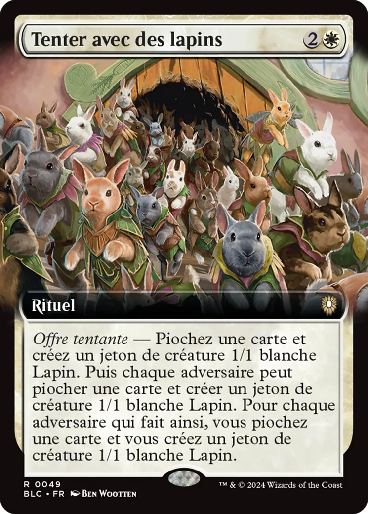 Tenter avec des lapins — Bloomburrow Commander — Magic: The Gathering