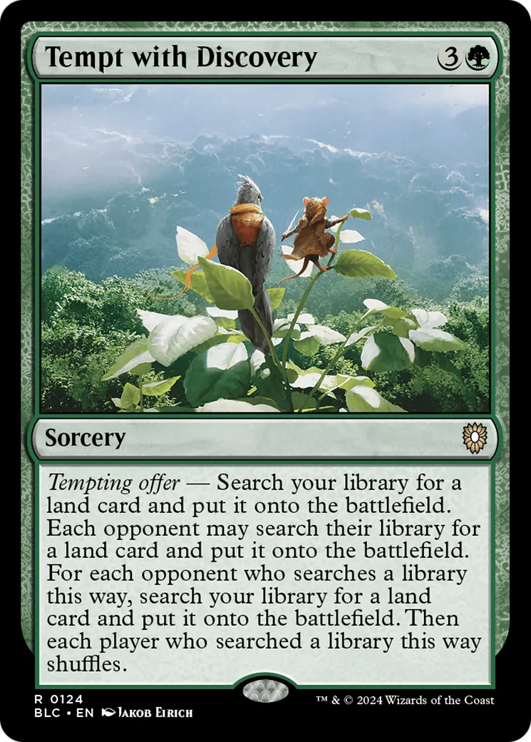 Tempt with Discovery — Bloomburrow Commander — Magic: The Gathering