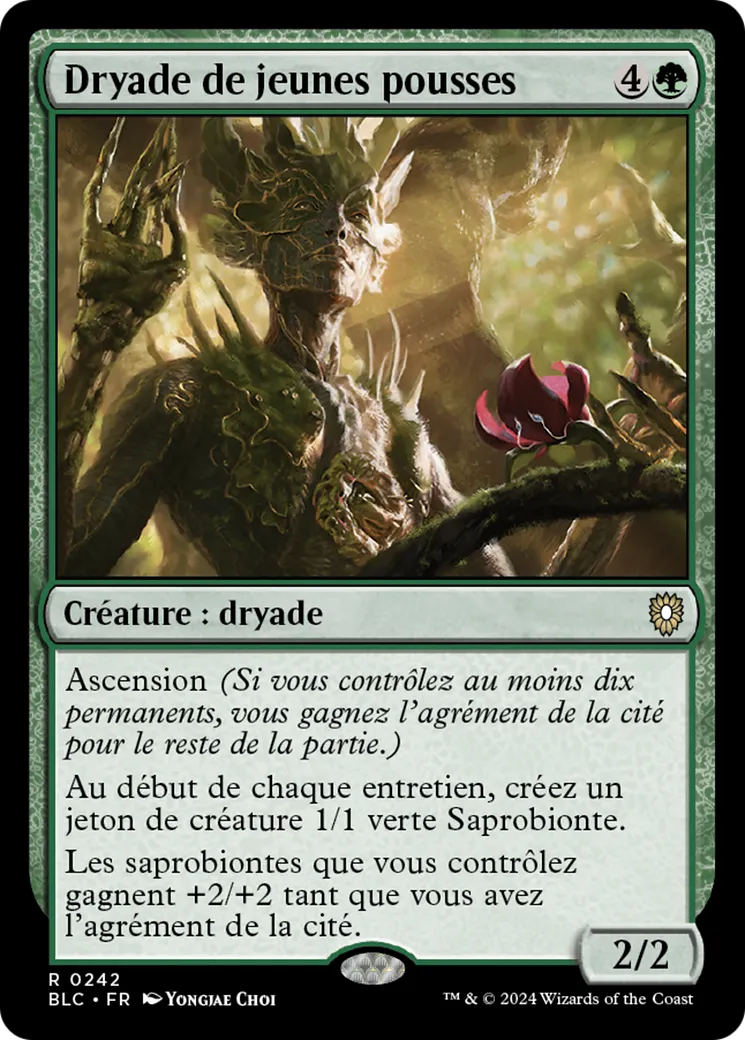 Dryade de jeunes pousses — Bloomburrow Commander — Magic: The Gathering